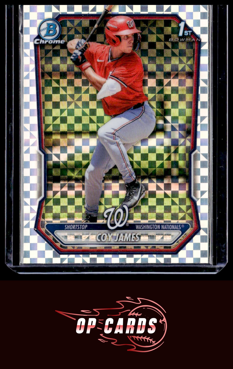 Coy James 2026 Bowman #BCP-33 Chrome Prospects X-Fractor