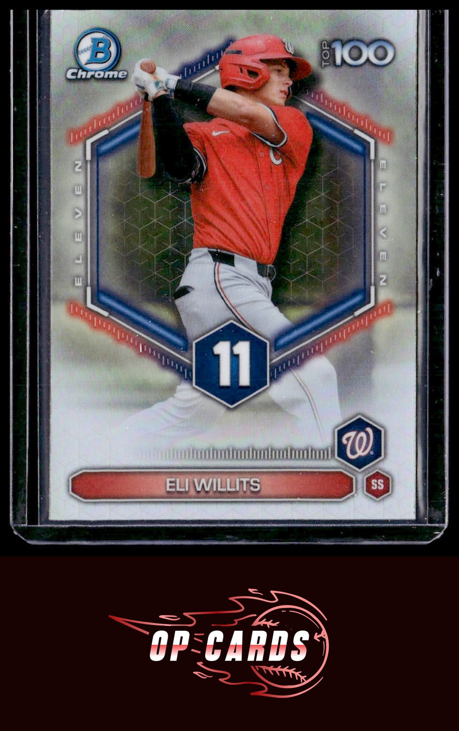 Eli Willits 2026 Bowman #BTP-11 Bowman Scouts' Top 100