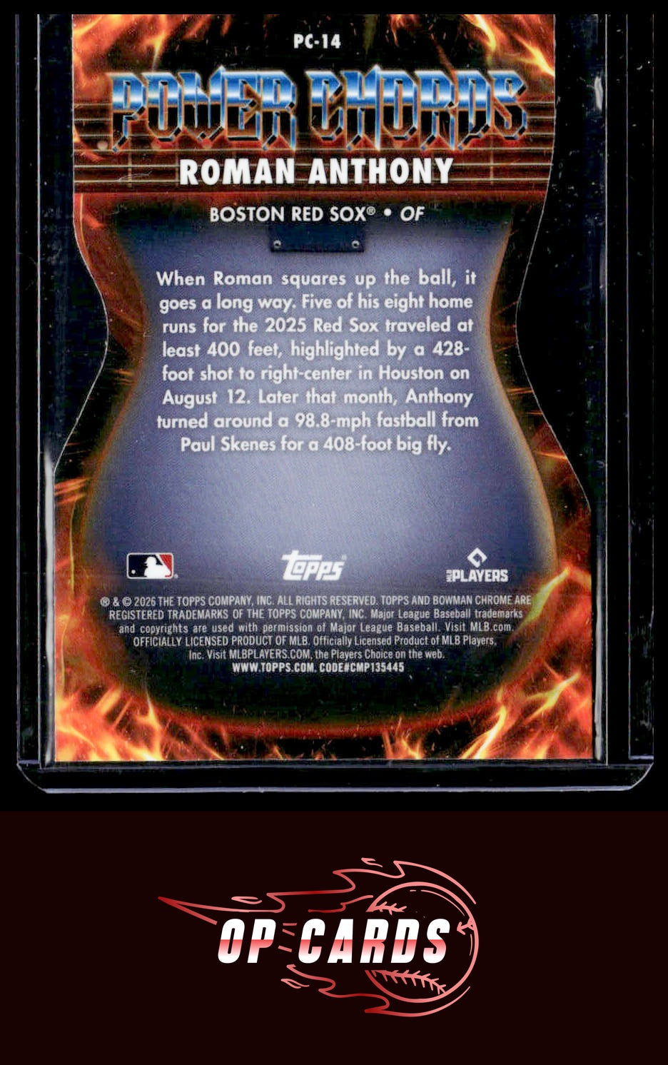 Roman Anthony 2026 Bowman #PC-14 Power Chords