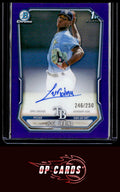 Jose Urbina 2026 Bowman Chrome Prospects Autograph Purple Refractor #/250