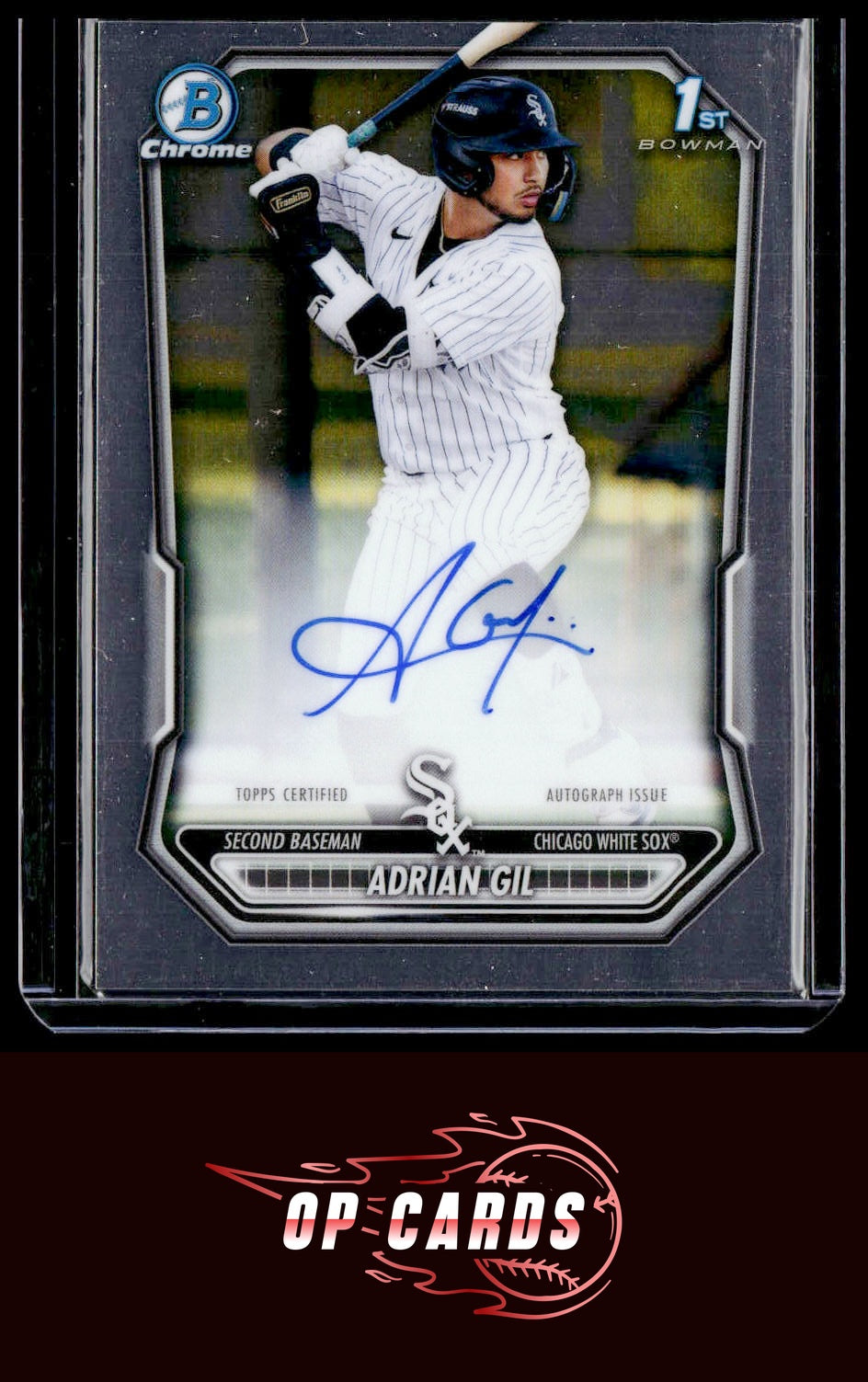 Adrian Gil 2026 Bowman #CPA-AG Chrome Prospects Autograph