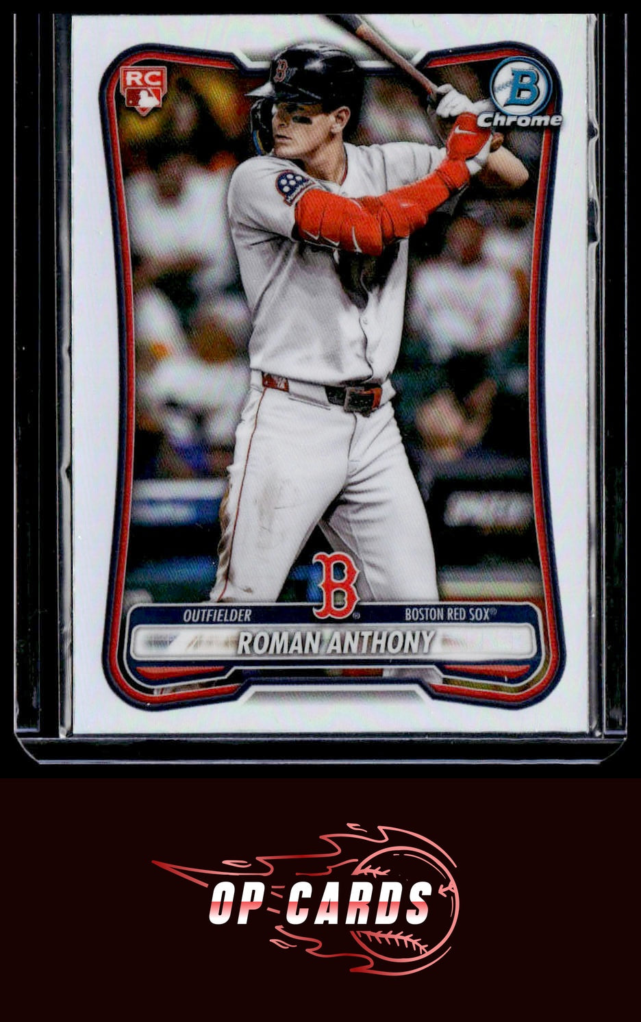 Roman Anthony 2026 Bowman #18 Rookie Red RC Logo