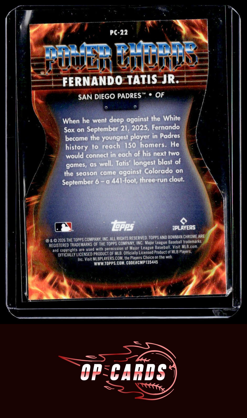 Fernando Tatis Jr. 2026 Bowman #PC-22 Power Chords