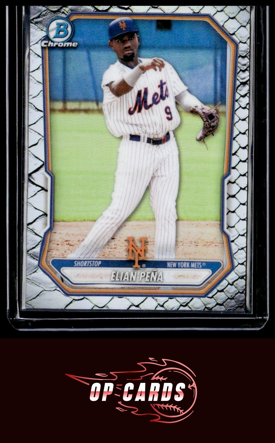Elian Peña 2026 Bowman #BCP-91 Chrome Prospects