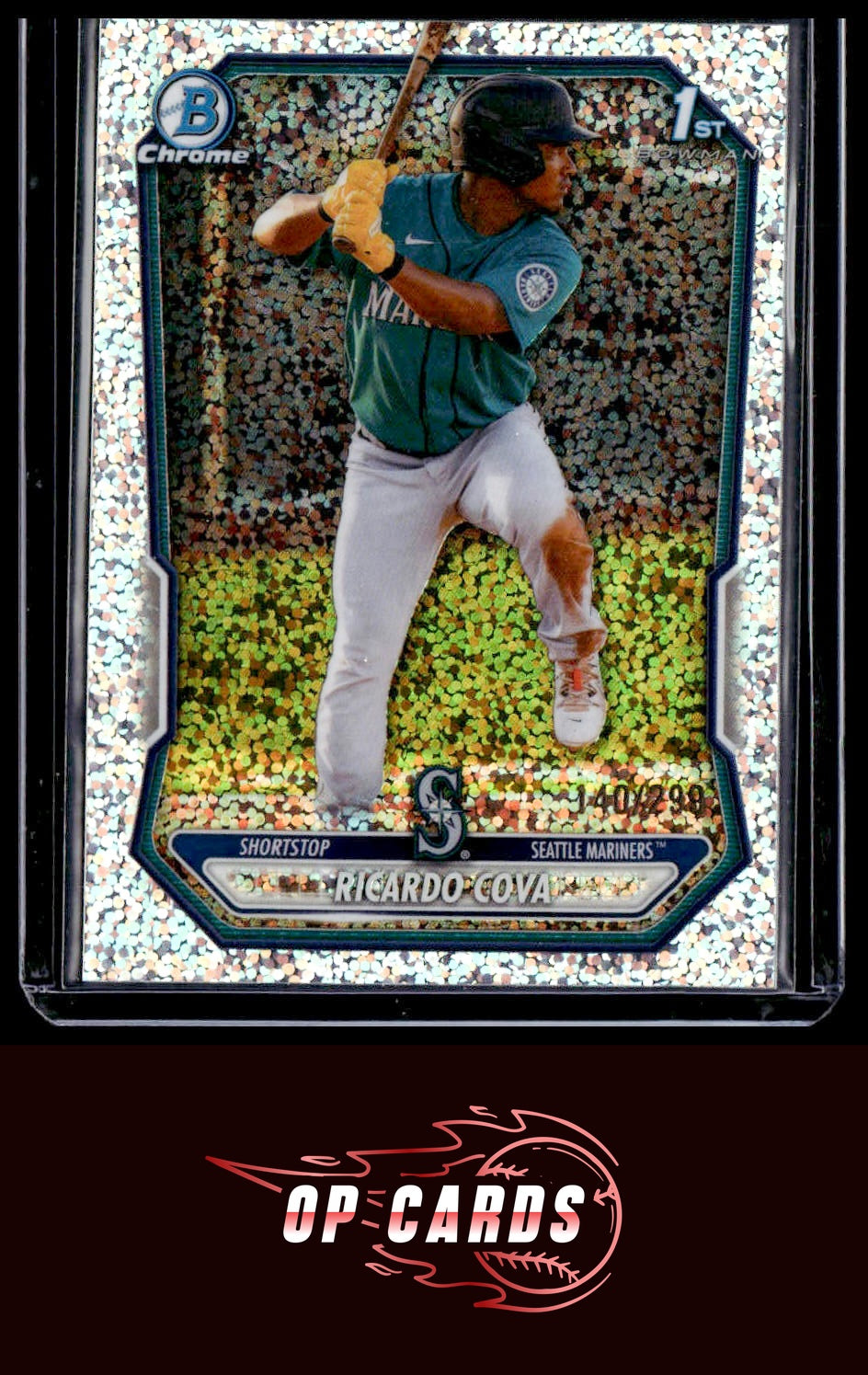 Ricardo Cova 2026 Bowman #BCP-94 Chrome Prospects Mini Diamond
