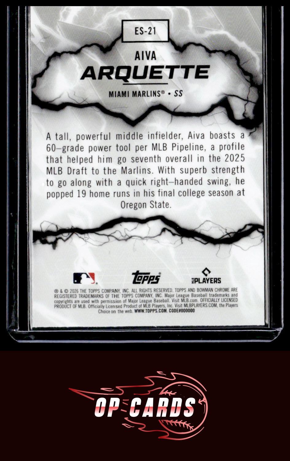 Aiva Arquette 2026 Bowman #ES-21 Electric Sluggers