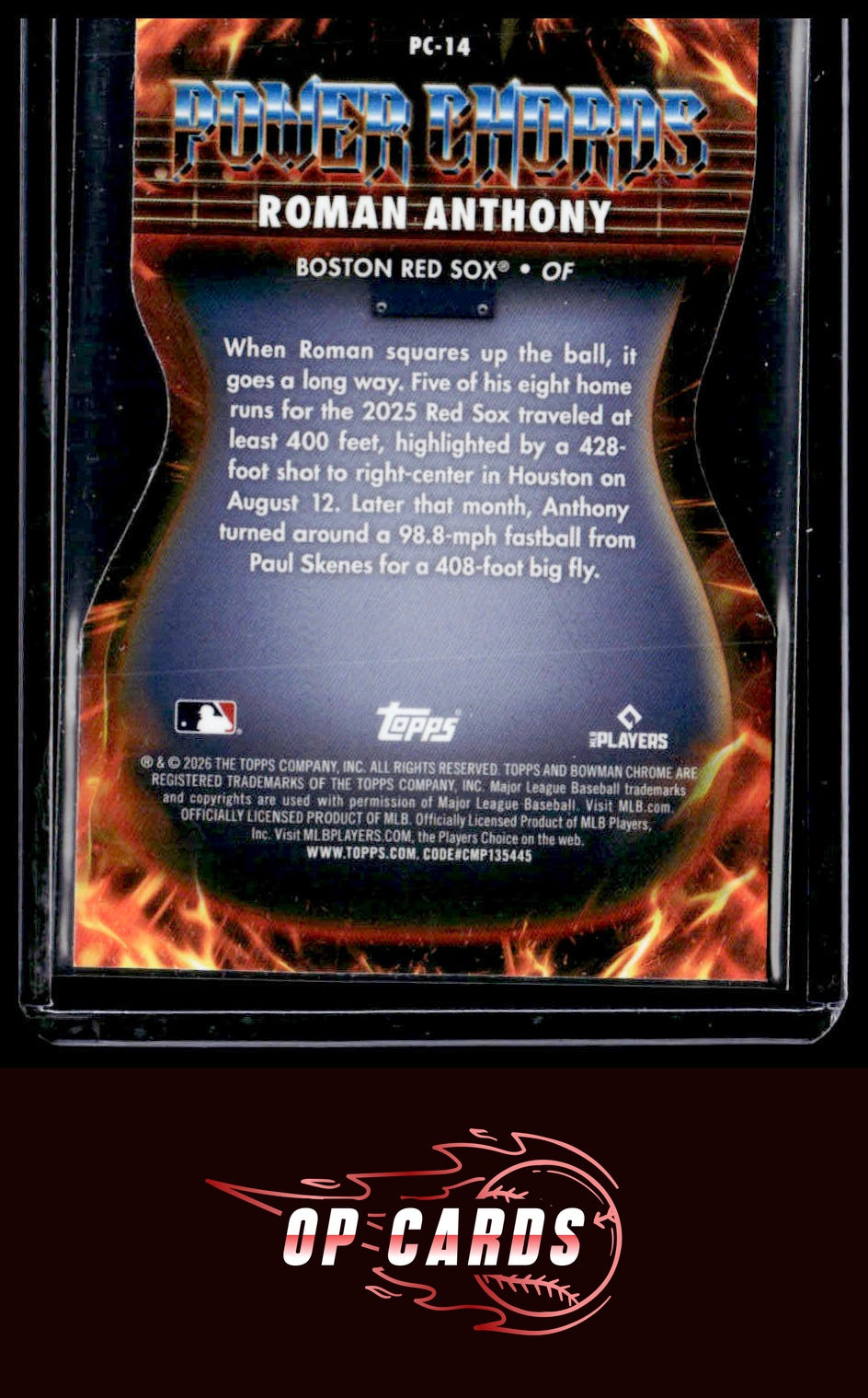 Roman Anthony 2026 Bowman #PC-14 Power Chords
