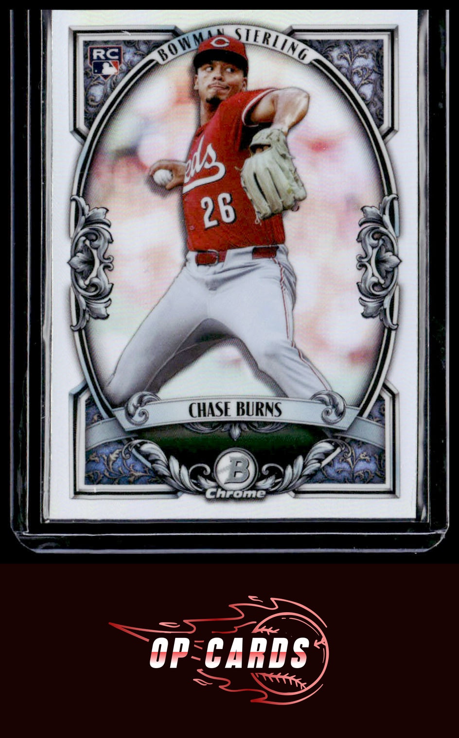 Chase Burns 2026 Bowman #BST-10 Bowman Sterling