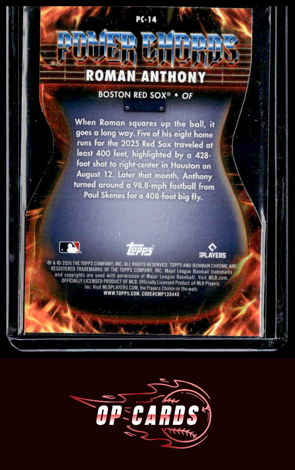 Roman Anthony 2026 Bowman #PC-14 Power Chords