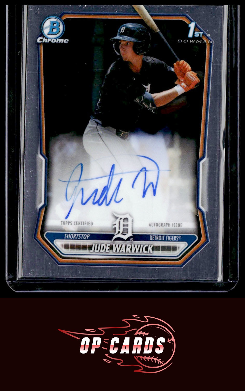 Jude Warwick 2026 Bowman #CPA-JW Chrome Prospects Autograph