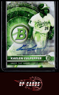Kaelen Culpepper 2026 Bowman #UR-20 Under the Radar Mini-Diamond Refractor #/150