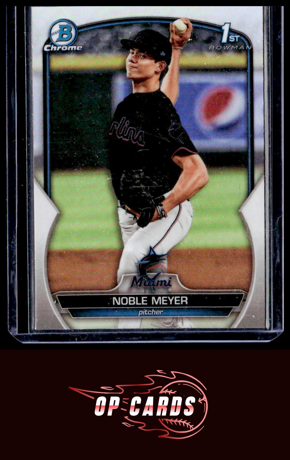 Noble Meyer 2023 Bowman Draft #BDC-6 Chrome Refractor