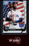 Byron Buxton 2026 Topps Now World Baseball Classic Team USA #USA09 WBC Logo