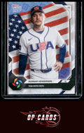 Gunnar Henderson 2026 Topps Now World Baseball Classic Team USA #USA05 WBC Logo