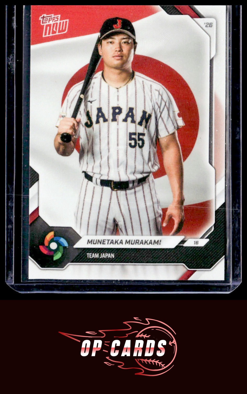 Munetaka Murakami 2026 Topps Now World Baseball Classic Team Japan #JP04