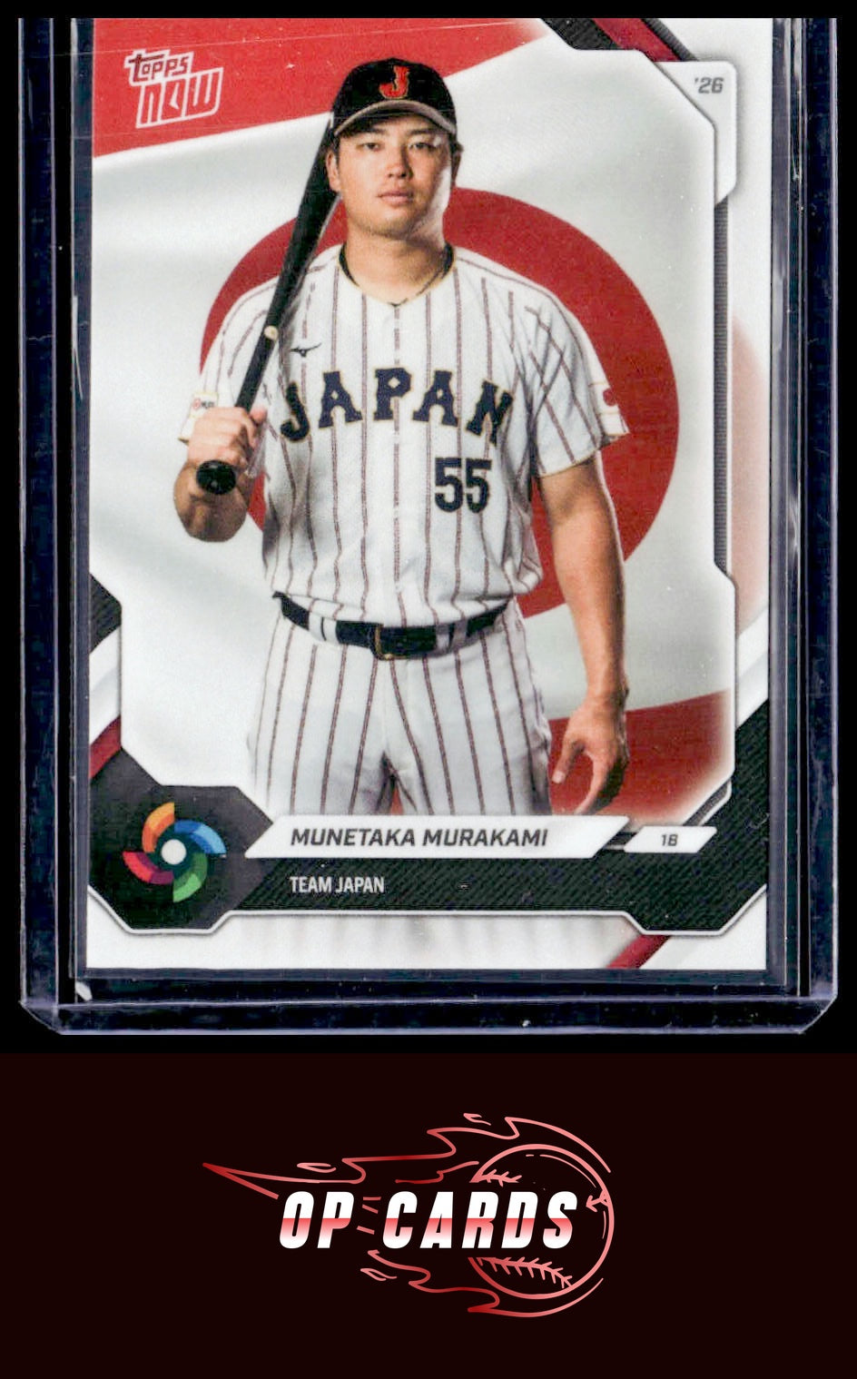 Munetaka Murakami 2026 Topps Now World Baseball Classic Team Japan #JP04