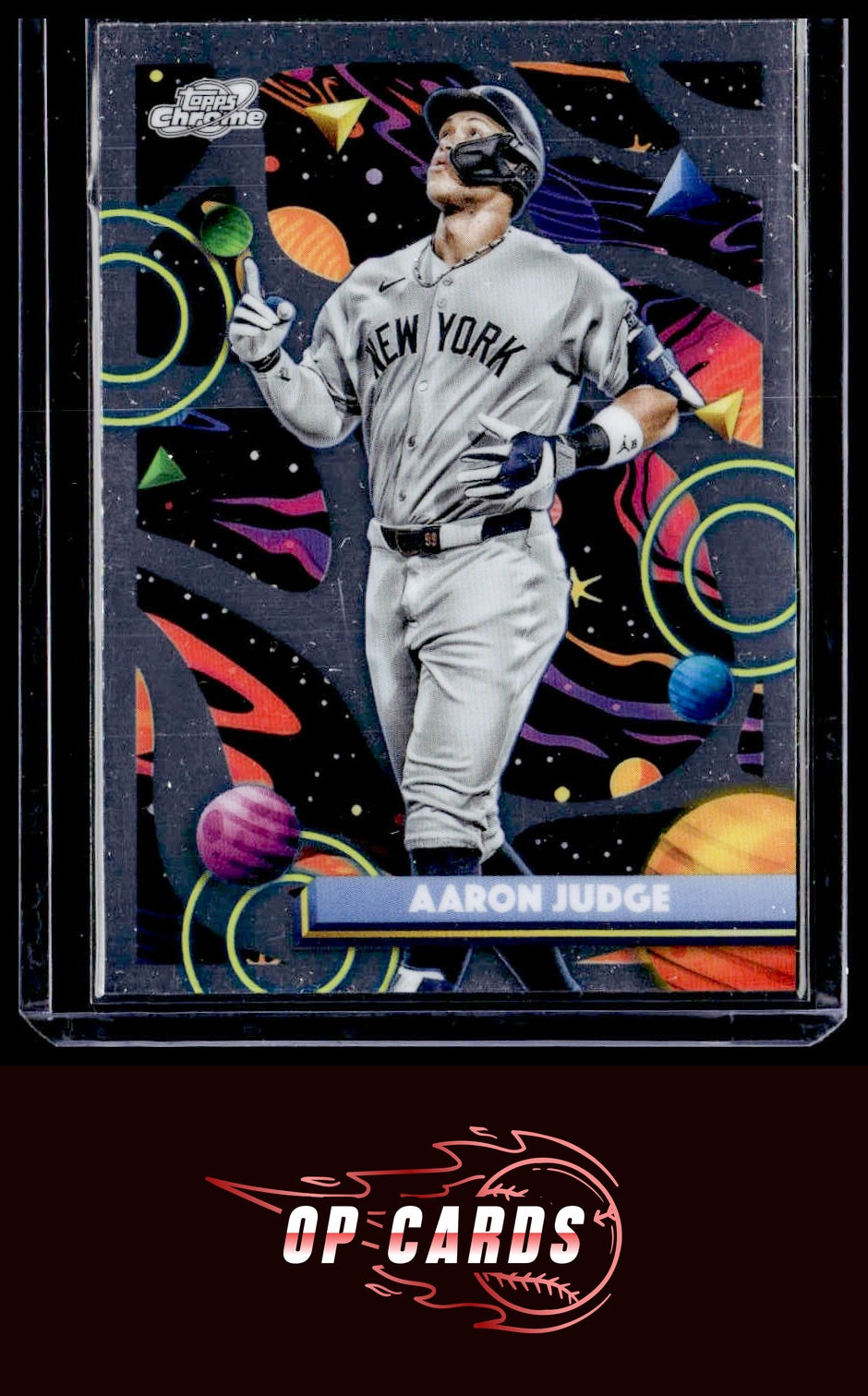Aaron Judge 2025 Topps Chrome Cosmic #185
