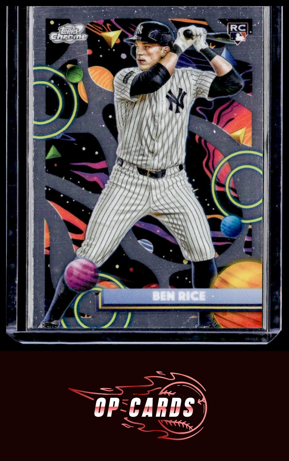 Ben Rice 2025 Topps Chrome Cosmic #174