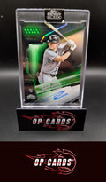 Colson Montgomery 2026 Topps Chrome Black Autograph Green Refractor #/99