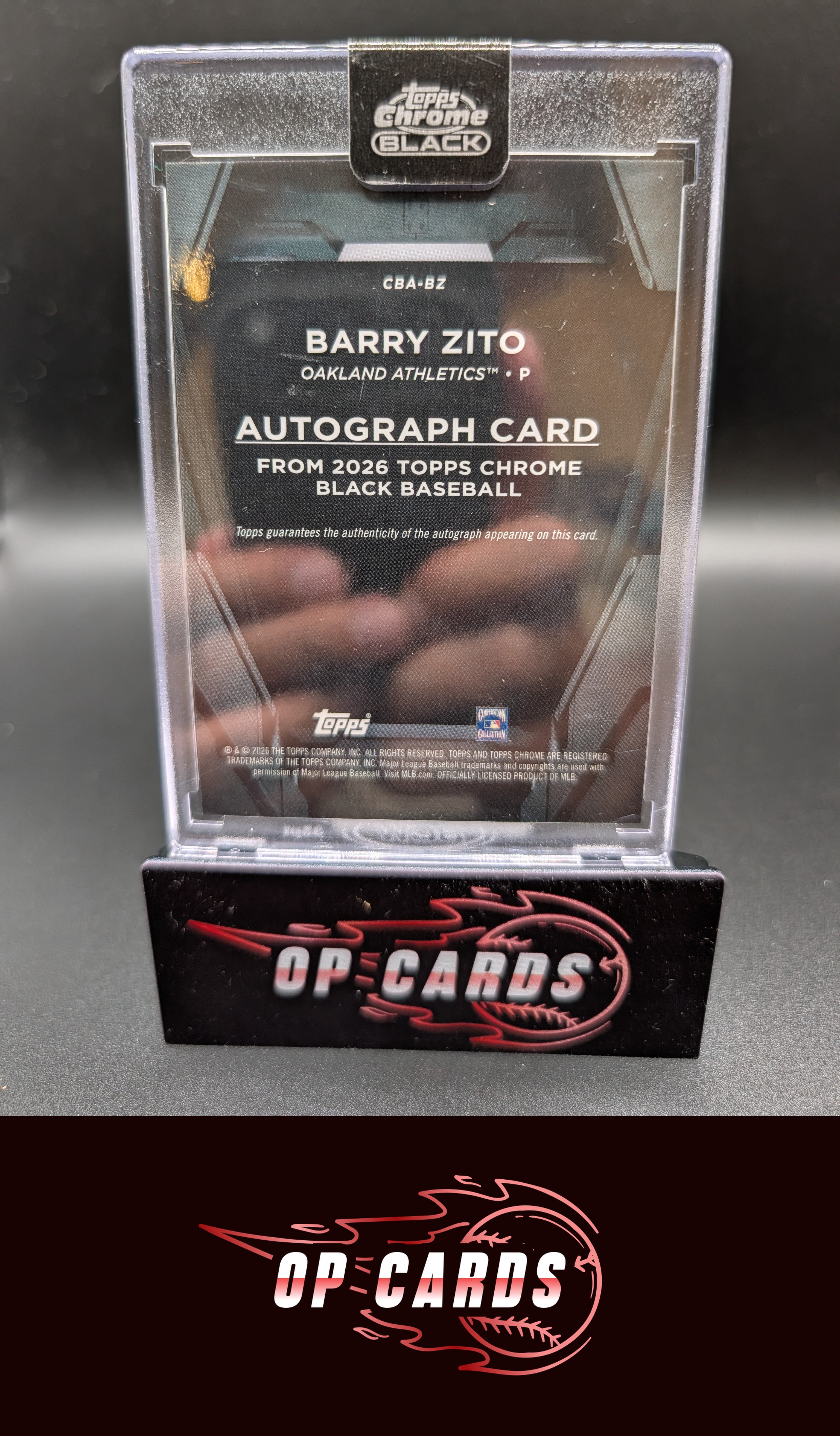 Barry Zito 2026 Topps Chrome Black #CBA-BZ Autographs