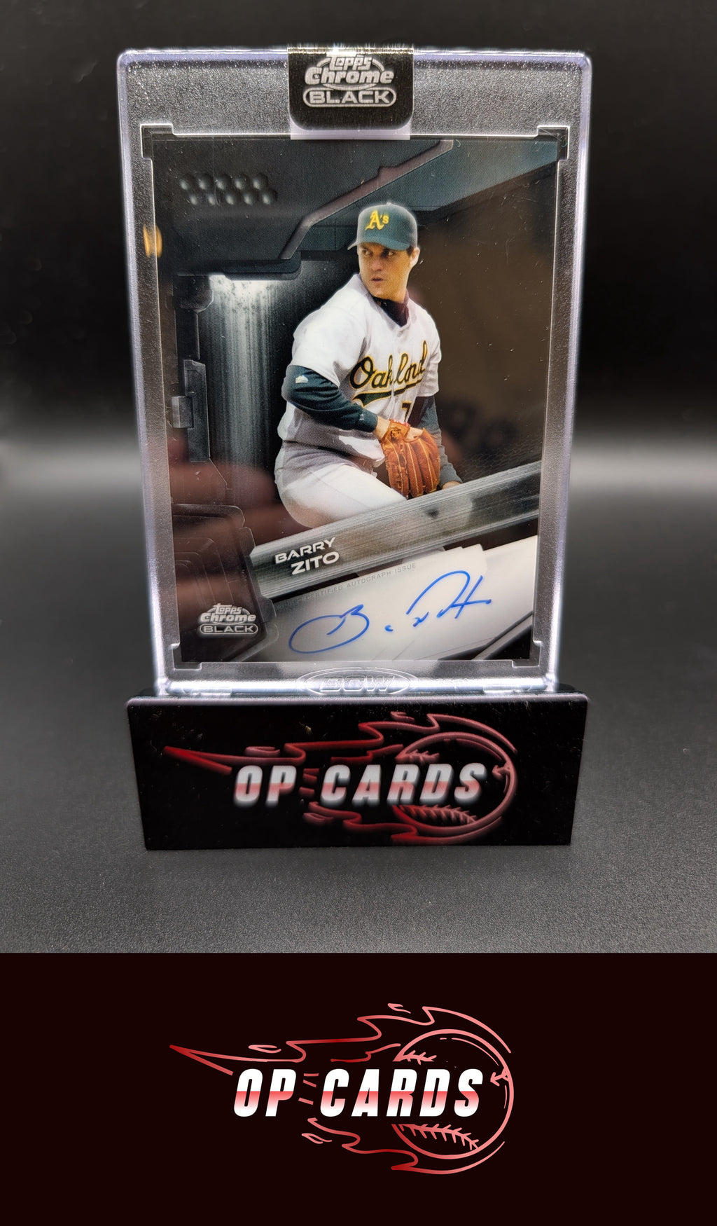 Barry Zito 2026 Topps Chrome Black #CBA-BZ Autographs