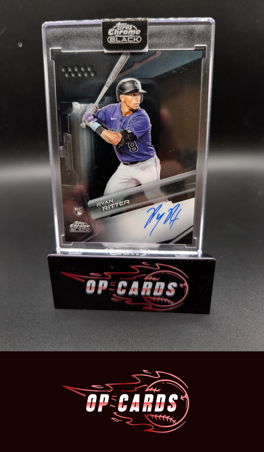 Ryan Ritter 2026 Topps Chrome Black #CBA-RRI Autographs