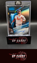 Jimmy Crooks 2026 Topps Chrome Black #CBA-JI Autographs Blue Refractor #/150