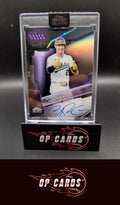 Brent Rooker 2026 Topps Chrome Black #CBA-BR Autographs Purple Refractors #/75
