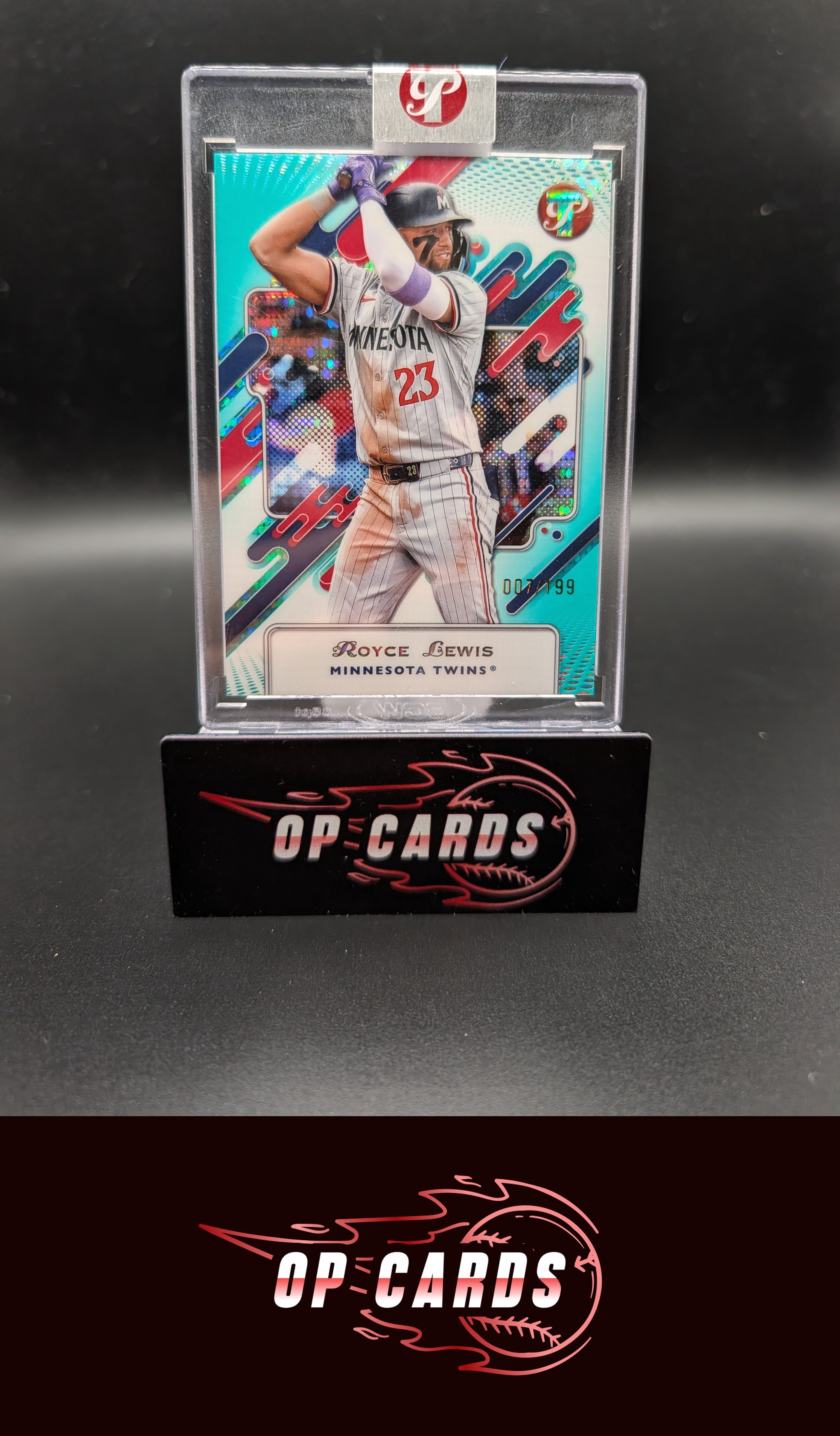 Royce Lewis 2025 Topps Pristine #182 Pristine Aqua Refractors #/199