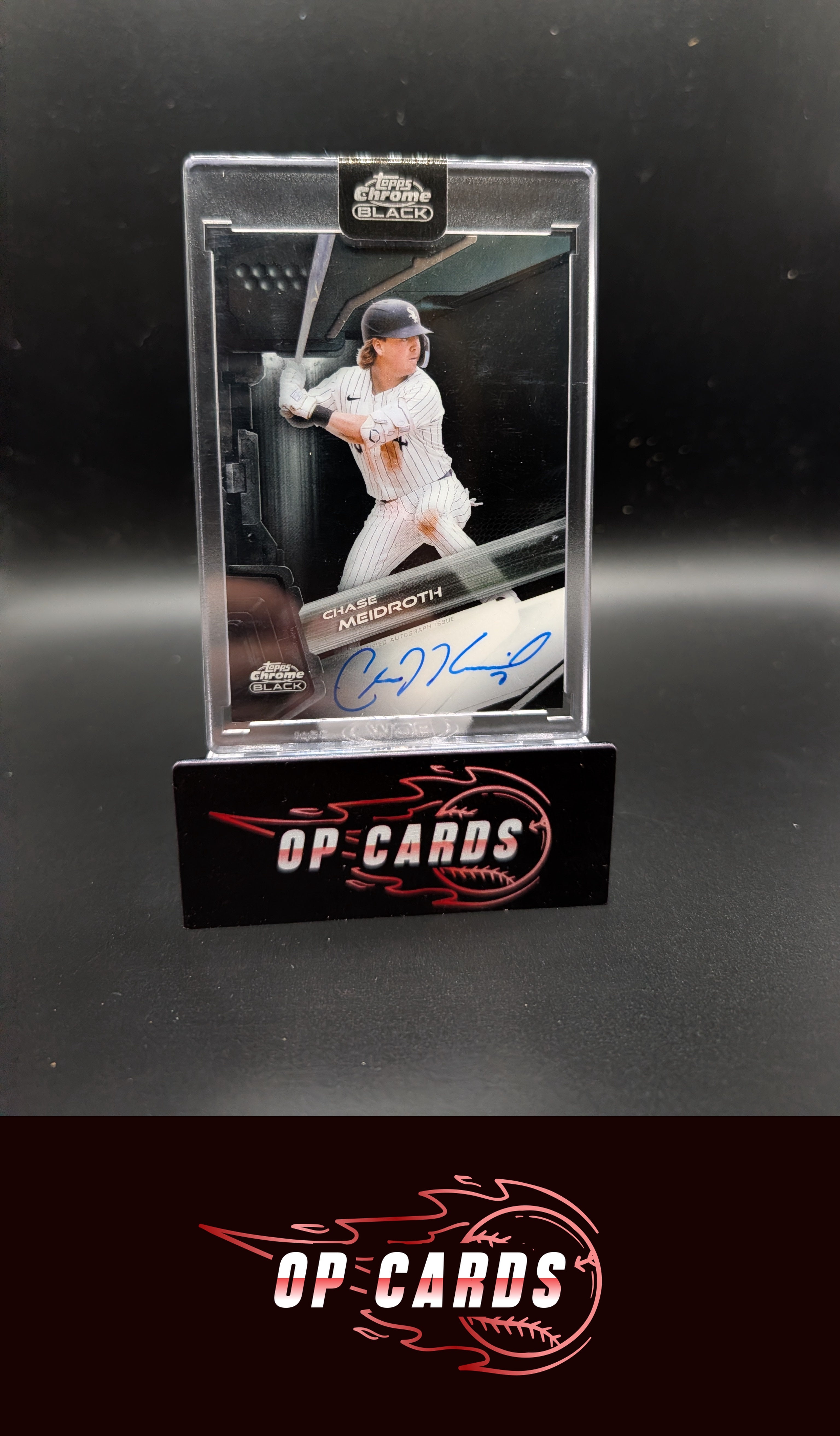 Chase Meidroth 2026 Topps Chrome Black #CBA-CME Autographs