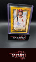 Thomas Saggese 2025 Topps Gilded #GOG-TS Gallery of Gold Autographs #/50
