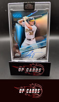 Colby Thomas 2026 Topps Chrome Black #CBA-CT Autographs Blue Refractors #/150