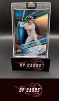 Chase Meidroth 2026 Topps Chrome Black #CBA-CME Autographs Blue Refractors #/150