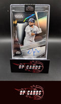 Jonathan Aranda 2026 Topps Chrome Black #CBA-JA Autographs Refractors #/199