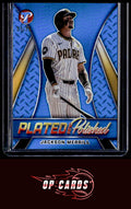 Jackson Merrill 2025 Topps Pristine Plated and Polished Blue Refractor /75