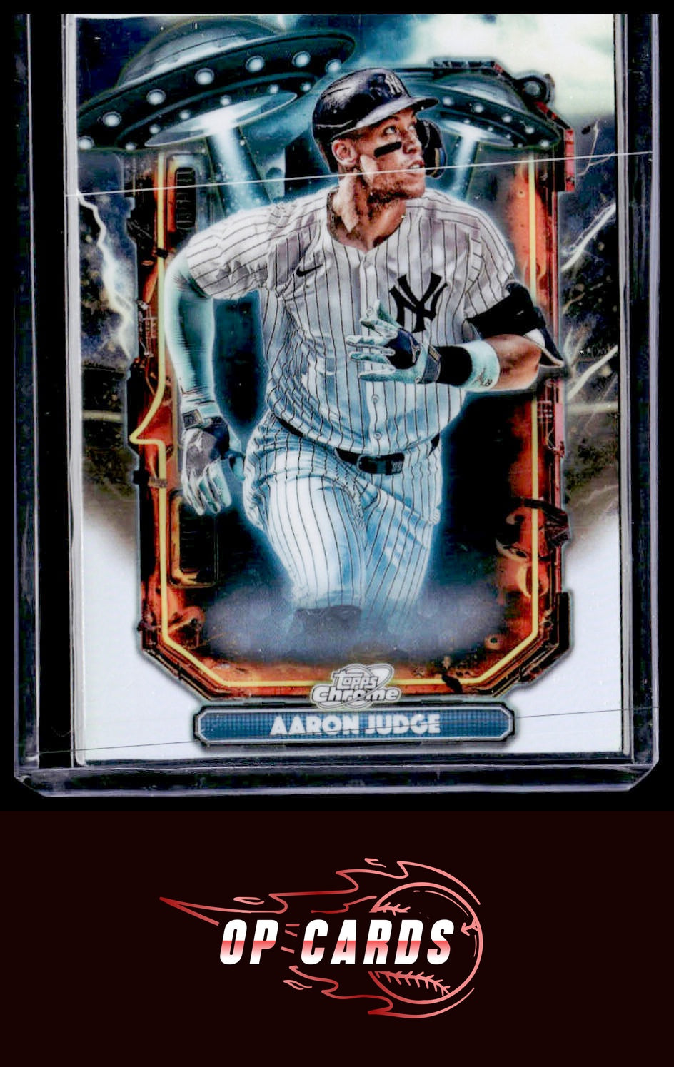 Aaron Judge 2025 Topps Chrome Cosmic #ET-1 Extraterrestrial Talent