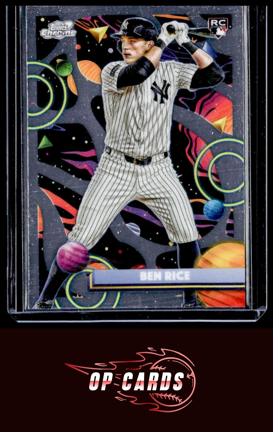 Ben Rice 2025 Topps Chrome Cosmic #174