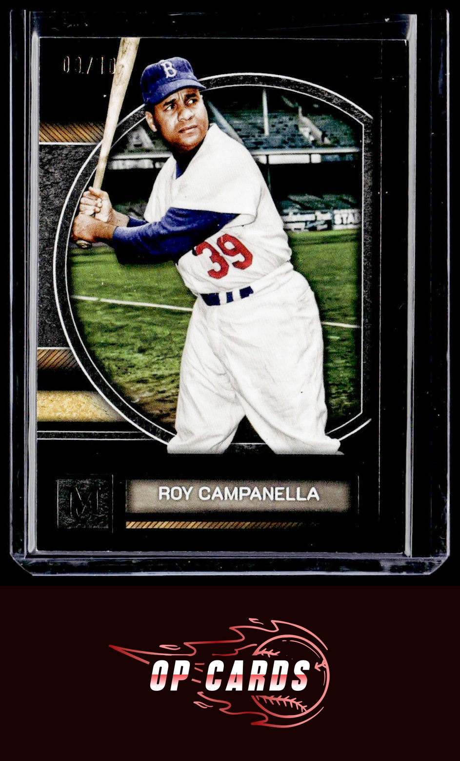 Roy Campanella 2025 Topps Museum Collection #61 Black Diamond #/10