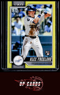 Alex Freeland 2026 Topps #74 Yellow Holo Foil #/399