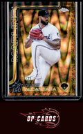 Sandy Alcantara 2025 Topps Gilded Collection #89 Gold RayWave Refractors #/25