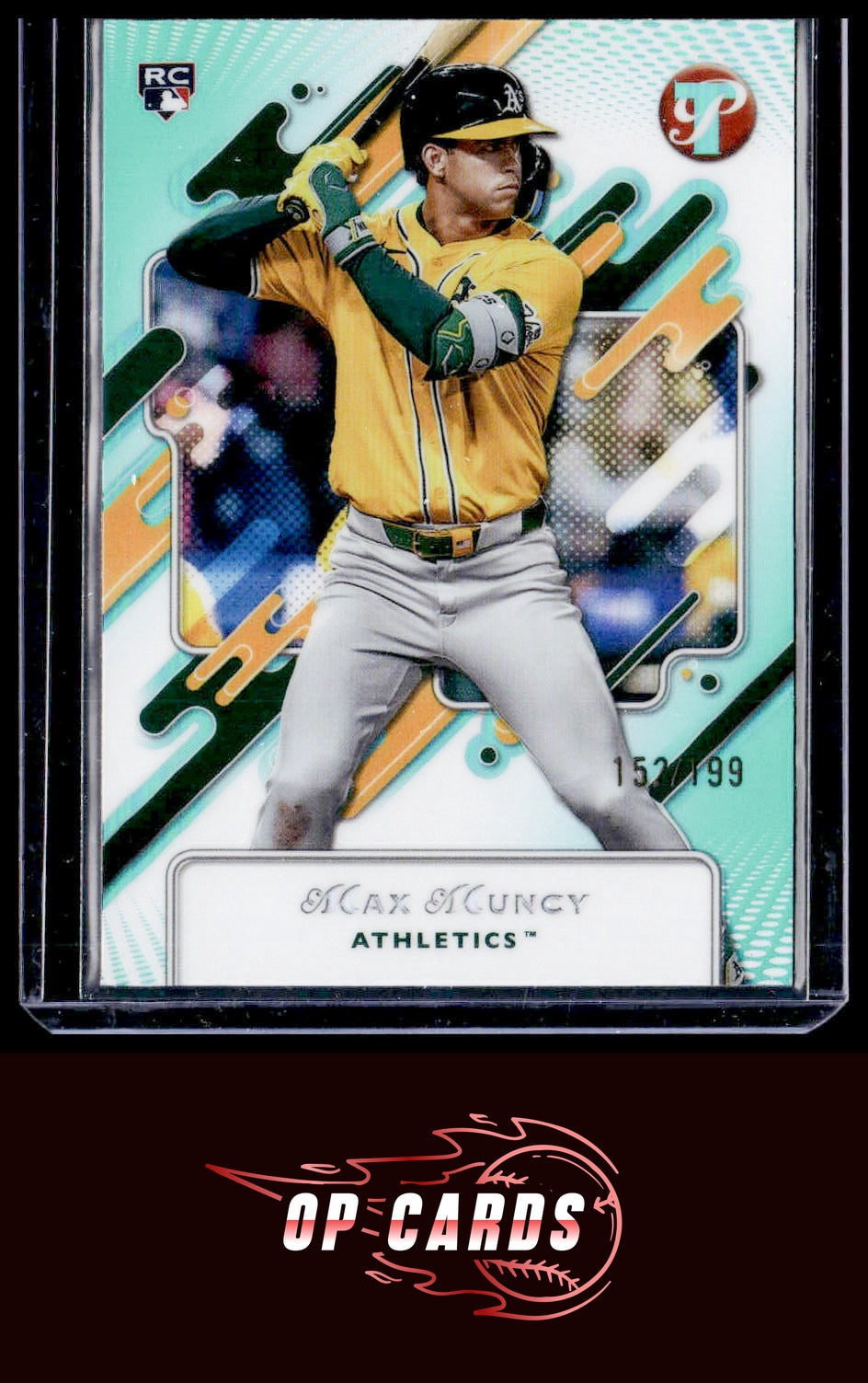 Max Muncy 2025 Topps Pristine #15 Aqua Refractors #/199