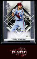 Trea Turner 2025 Topps Transcendent #TAIC-TT Icons Chrome Autograph #/25