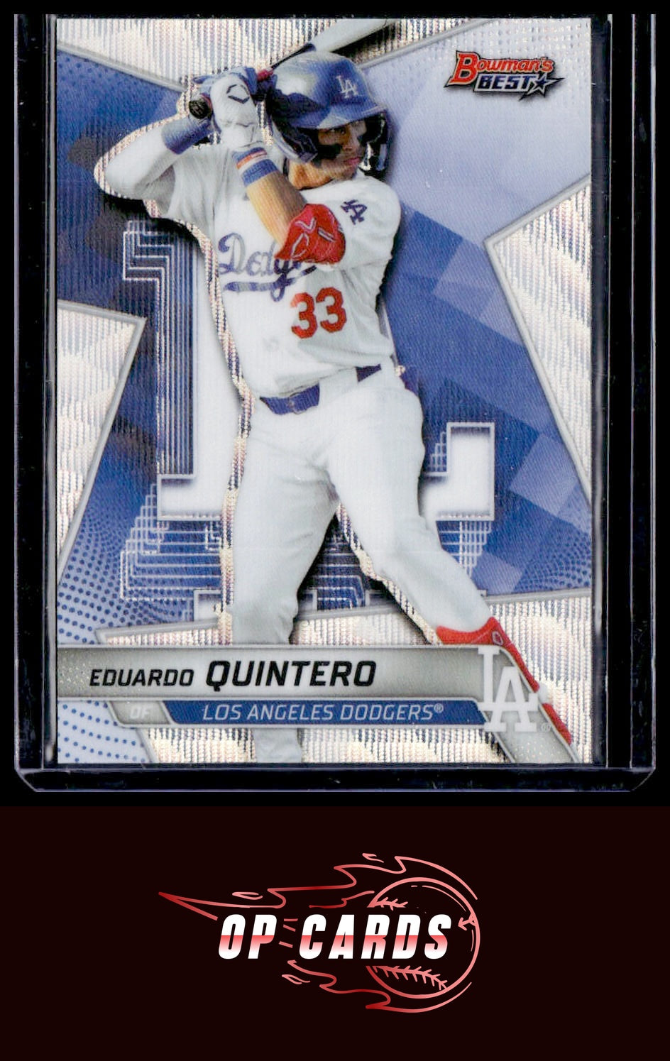 Eduardo Quintero 2025 Bowman's Best #TP-29 Wave Refractors