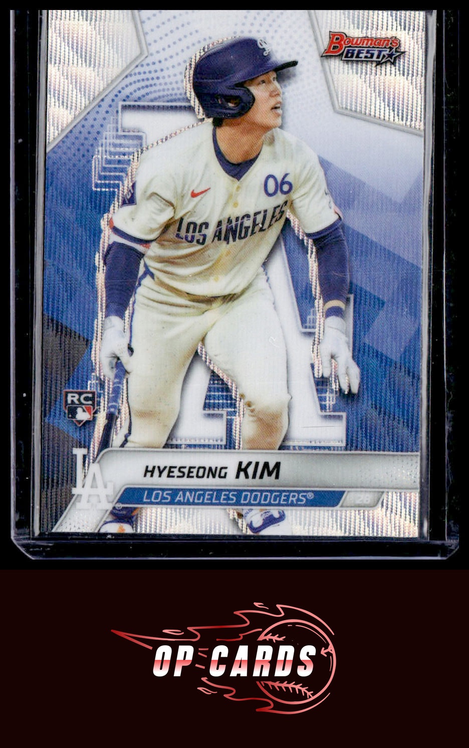 Hyeseong Kim 2025 Bowman's Best #45 Wave Refractors