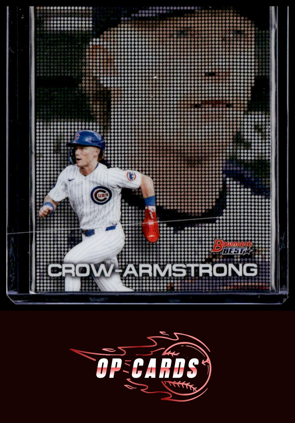 Pete Crow-Armstrong 2025 Bowman's Best #P-2 Pixel Portraits