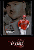 Mike Trout 2025 Bowman's Best #P-9 Pixel Portraits