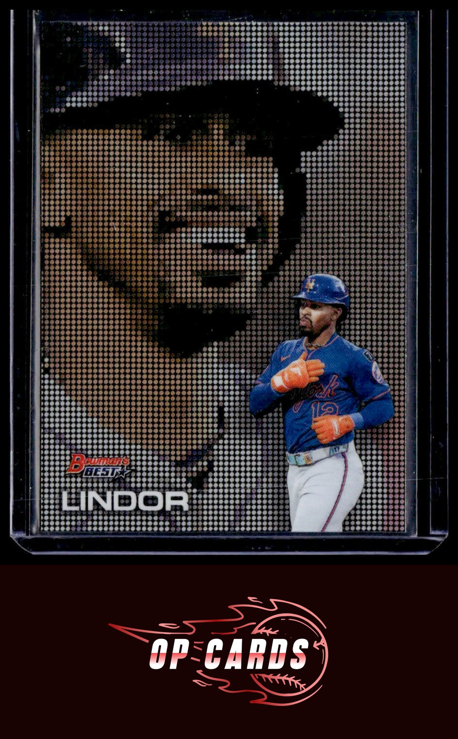 Francisco Lindor 2025 Bowman's Best #P-20 Pixel Portraits