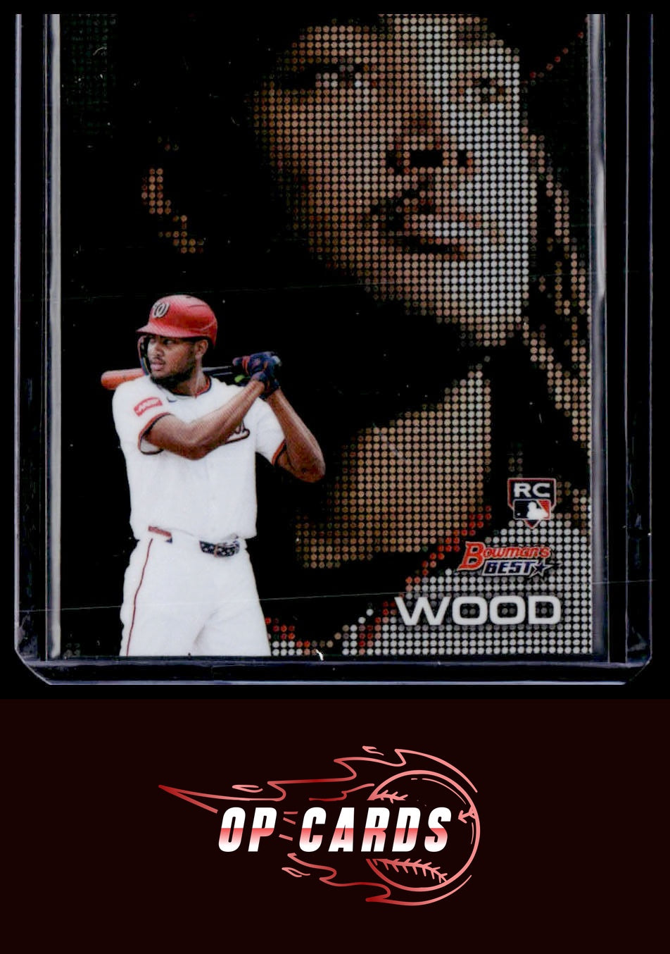 James Wood 2025 Bowman's Best #P-1 Pixel Portraits