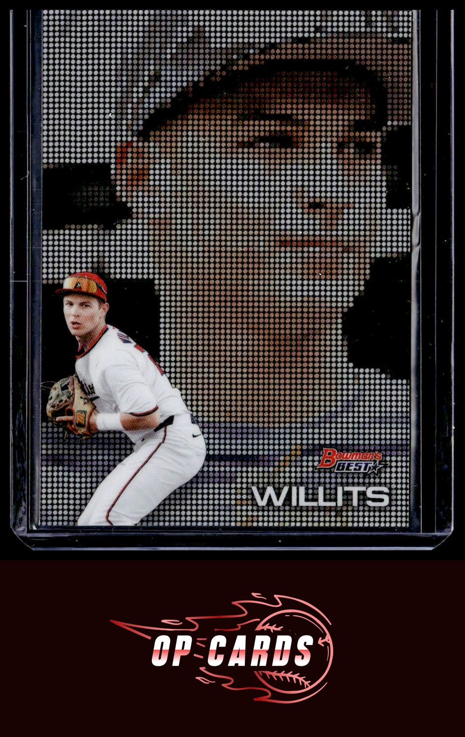 Eli Willits 2025 Bowman's Best #P-21 Pixel Portraits