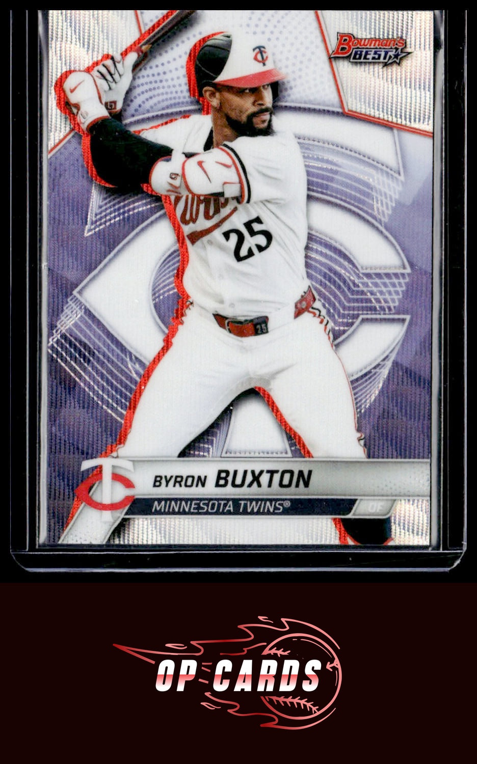 Byron Buxton 2025 Bowman's Best #48 Wave Refractors